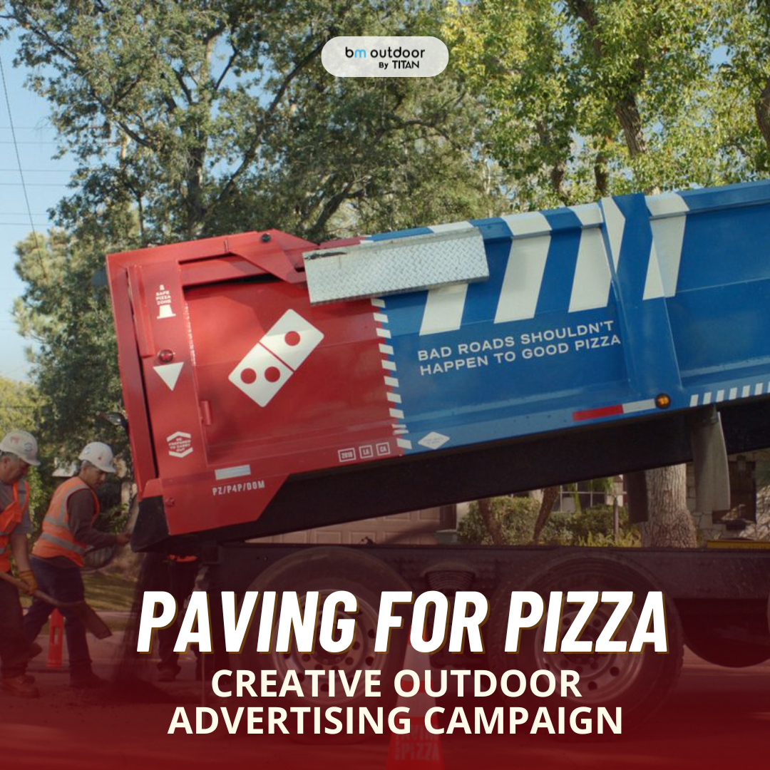 Paving for Pizza: Creative Outdoor Advertising Campaign